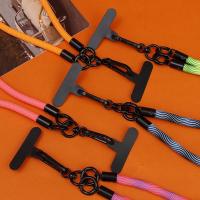 Correas portátiles para muñeca de teléfono móvil, cordón anticaída colorido de nailon con lengüetas de sujeción, Clip de cable colgante desmontable para teléfono móvil - details 5