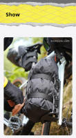 Rhinowalk-bolsa para horquilla delantera de bicicleta, resistente al agua, de liberación rápida, para Mtb, carretera, grava, almacenamiento de ciclismo, soporte de hasta 15Kg - details 17