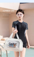 Bolso de playa para natación con bolsillo para zapatos, bolso cruzado grande para viajes, deportes, lavado, bolsas transparentes para secar y mojar de corta distancia - details 7