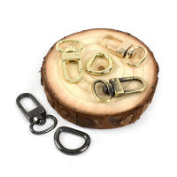 10 Juegos De Hebillas Giratorias De Langosta Metálica + Hebillas En Forma De D 13 MM Bolsas Con Hebillas De Correa, Hebillas De - details 2