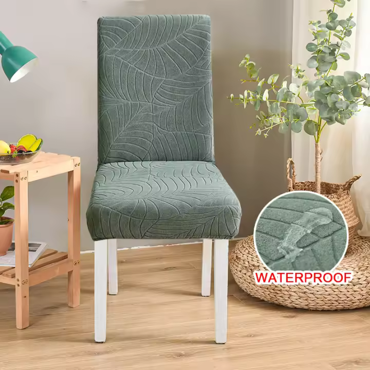 Coolazy-funda impermeable para silla Jacquard, tela gruesa, protectora para oficina - 1