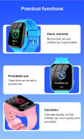 Reloj inteligente con linterna para niños y niñas, dispositivo con 6 juegos, tarjeta SD, llamada telefónica, música, regalo - details 8