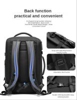 Mochila de viaje para hombre de gran capacidad con bloqueo de código múltiple capa antirrobo para portátil de 15.6 pulgadas marca bolsa escolar - details 5