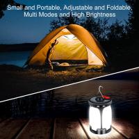 Linterna LED Solar de alta potencia para acampar, recargable, 4500mAh, 1000LM, plegable de emergencia, 6 modos de luz para acampar y pescar - details 4