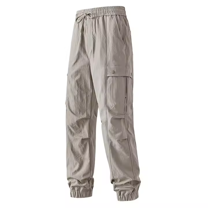 Pantalones Cargo para Hombres CHAIFENKO Estilo Retro de Primavera Otoño Comodidad y Estilo Casual - 1