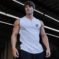 Summer Casual Fashion Print Vests Sleeveless Breathable Tank Tops Joggers Gym Fitness T-Shirt Male Basketball Training Singlets - details 20