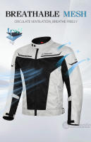LYSCHY Chaqueta de Moto de Malla Transpirable de Verano para Hombre, Anticaída y Resistente al Desgaste, con Equipo de protección incorporado - details 3