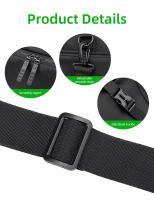 Bolso de hombro tipo bandolera para gimnasio, compartimento para zapatos, bolso de viaje grande para entrenamiento deportivo, paquete de viaje de equipaje con separación en seco y húmedo - details 9