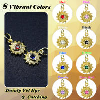 Encantos de Ojo Malévolo de Girasol UniCrena Joyería Hecha a Mano con Zircon Plateado - details 1