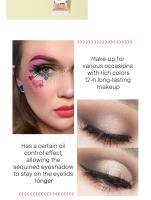 Sombra de Ojos Mate de 6 Colores Primer Duradero para Párpados Oleosos - details 3