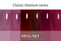 Esmalte de Uñas BOZLIN 6pcs/set 15ml Gel de Color Puro con Luz LED/UV Desvanecimiento de Manicura Sin Borrado Varnishes Lacquers - details 15