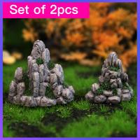 Modelo en miniatura, conjunto de 2 adornos bonitos, figuritas decorativas para el hogar y el coche, manualidades, juguetes, Mini paisaje de resina, accesorios para el hogar, suministros, regalos - details 0