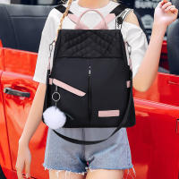 Mochila informal de tela Oxford, bolso escolar de viaje antirrobo, bolso de hombro bidireccional multifuncional - details 5