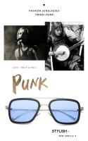Gafas de Sol Cuadradas Vintage de Metal para Hombres Deportes y Moda - details 4