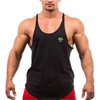 Summer Men's Fitness Pure Cotton Sweat-absorbing Marathon Running Sports Fashion Breahable Sleeveless Vest - details 11