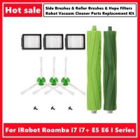 Cepillos laterales, cepillos de rodillo y filtros Hepa para iRobot Roomba i7 i7 + E5 E6 I Series Robot aspirador piezas - details 0