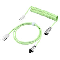 Cable de bobinado de aviador con puerto USB tipo C, accesorios para teclado para juegos de ordenador de escritorio - details 5