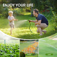Temporizador de agua inteligente, controlador automático de riego de jardín, sistema de riego de 1/2/3 salidas, rociador temporizado para invernadero de césped - details 10