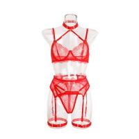 Conjunto de Lencería Sexy para Mujer Encaje Transparente con Escote en U - details 45