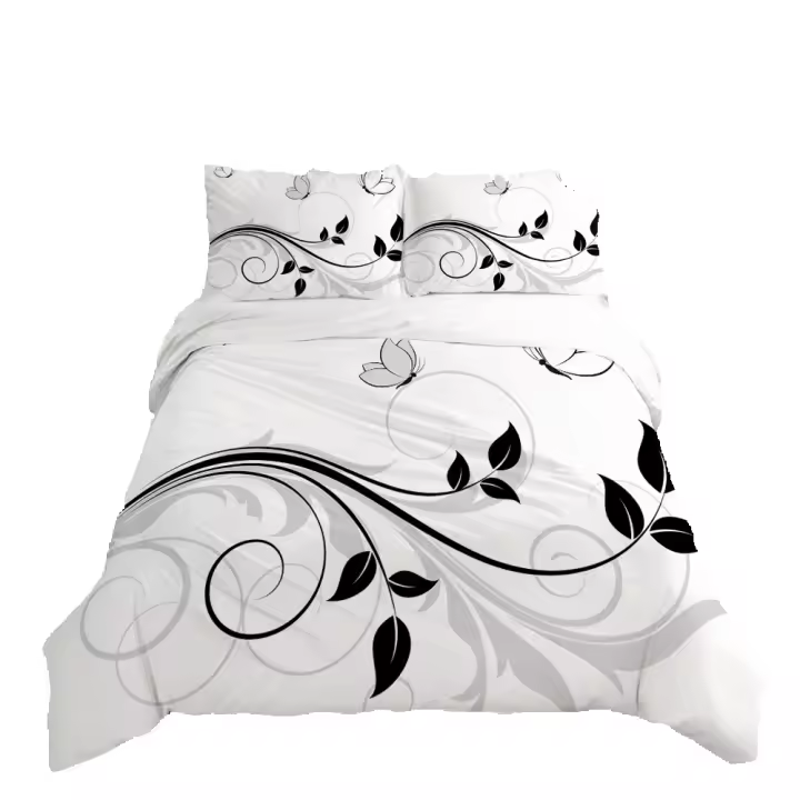 Cubierta de Edredón de Lujo 3D HD Impresa Juego de Ropa de Cama de Poliéster - 1