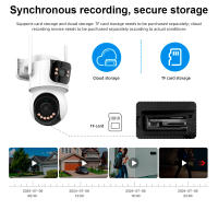 Cámara de seguridad solar KERUI de 4MP con doble lente AOV, 4G, WiFi, para exteriores, con visión nocturna. - details 15