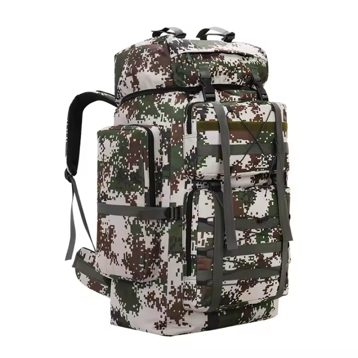 Mochila de Montañismo para escalada al aire libre, gran capacidad, para acampar, senderismo, equipaje, mochila deportiva, paquete táctico de viaje - 1