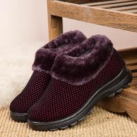 Women Platform Short Boots Casual Slip On Plush Lined Boots Comfortable Winter Boots - details 4