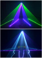 Proyector láser de escáner de línea de haz RGB de doble lente para discoteca, lámpara DMX512, adecuado para discoteca, DJ, fiesta, boda, bar, luz de escenario - details 16