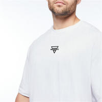 Gym Fitness Sports Loose Oversized T-shirts Casual Short Sleeve Mesh Breathable Tops Summer Men Bodybuilding Workout Shirts - details 8