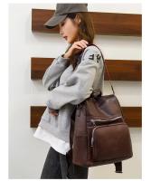Mochila de cuero de alta calidad para mujer, bolso escolar para adolescentes y niñas, mochila de viaje de gran capacidad, nuevo diseño, 2022 - details 8