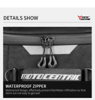 MOTOCENTRIC Bolsa Trasera de Moto Gran Capacidad, Impermeable, Ligera, Reflejante, Antideslizante, Resistente al Desgaste Bolsa de Viaje para Motocross - details 20