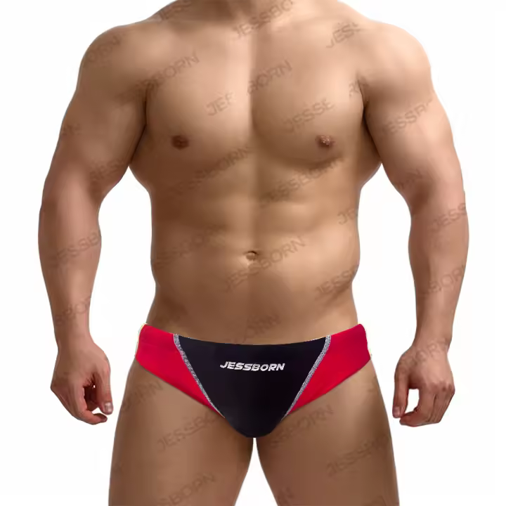 Jessborn calzoncillos de natación para hombre, traje de baño de secado rápido, color japonés a juego, para playa, Primavera, surf, Verano - 1