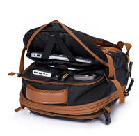 Mochila deportiva expandible para gimnasio, bolsa para ordenador portátil de viaje de negocios de gran capacidad con carga USB, mochila para exteriores con múltiples bolsillos - details 7