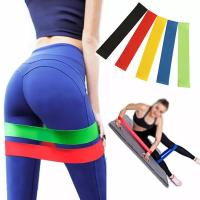Bandas de resistencia deportivas para Yoga, varios colores, equipo de gimnasio, TPE, bandas elásticas para Fitness en casa, entrenamiento de fuerza para Pilates - details 3