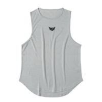 Summer Casual Breathable Quick Dry Sleeveless Tank Top Mens Gym Bodybuilding Workout Muscle Stringer Fashion Fitness Mesh Vest - details 13