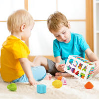 Baby Toys Color Shape Cognitive Shape Sorting Blocks Grip Fine Motor Training Montessori Toys Educational Toys for 12months Baby - details 3