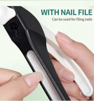 Cortauñas Nailpop, tijeras acrílicas en forma de U para uñas postizas, cortador de bordes de puntas de uñas, manicura con medidor, herramientas de corte precisas - details 4