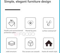 Marco de escalada para gatos, cama de tipo cerrado, torre de árbol, muebles DIY, casa, empalme, nido de gato, rascador, productos multicapa para mascotas - details 2