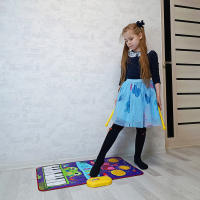 80x50cm Music Play Mat for Kids Toddlers Floor Piano Keyboard Drum Toys Dance Mat with 6 Instruments Sounds Educational Toys - details 21
