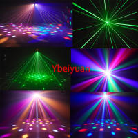 Kaleidoscope LED Mini Control Remoto de Estroboscópico con Luz de Escenario Giratorio Láser Verde - details 6