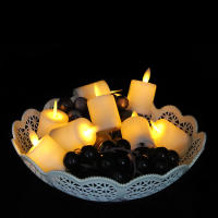 2x 4x 6x 7 cm Vela LED sin llama Tealight CR2450 Votivos con pilas para centros de mesa, linterna, decoración navideña, lámpara cálida Luz de ambiente portátil - details 1