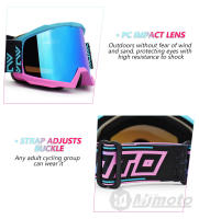 Gafas todoterreno para motocicleta, gafas antiniebla para Motocross, gafas antiimpacto para moto, gafas de esquí HD antideslizantes a prueba de viento - details 26