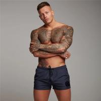 Men's Summer Sweat Running Gym Fitness Shorts Fashion Daily Slim Shorts Bodybuilding Short Pants Printed Beach Short for Men - details 8