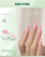 Gel constructor Nailpop HEMA-FREE de 30g para extensión de uñas, color lechoso suave transparente/rosa, de larga duración, de construcción rápida, removible en remojo, gel UV para uñas. - details 8