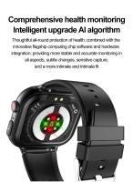 2025 Nuevo VE31 Smartwatch SOS Llamada de emergencia ECG Temperatura Detección de frecuencia cardíaca Asistente de voz Modo deportivo Compatible con Android IOS Bluetooth Smartwatch - details 19