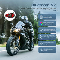 Auriculares Intercomunicadores Bluetooth 5.2 para Casco de Motocicleta Gearelec DK02 - details 0