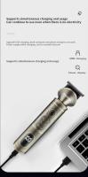 Kemei-recortadora de barba para hombres, maquinilla de afeitar eléctrica, cortapelos inalámbricos, Kit de aseo 6 en 1 para hombres, bigote, cuerpo, nariz, Facial - details 6