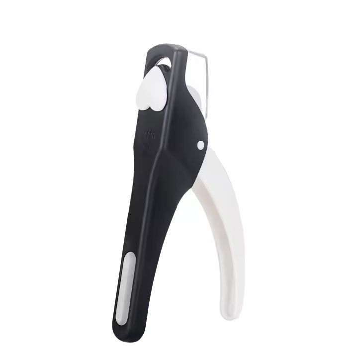 Cortauñas Nailpop, tijeras acrílicas en forma de U para uñas postizas, cortador de bordes de puntas de uñas, manicura con medidor, herramientas de corte precisas - 1
