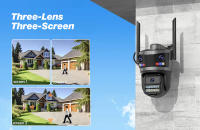 Cámara de Seguridad HD 12MP ICSEE Visión Nocturna Seguimiento Automático Apróximate Impermeable - details 1