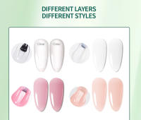 Nailpop 7 en 1 Builder Gel Multicolor Transparente Blanco Rosa Nude 15ml Nail Apex y Fortalecedor de Extensión Gel UV para DIY Salón en Casa. - details 7